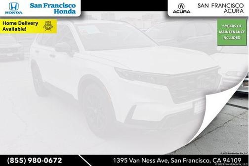 Platinum White Pearl 2025 Honda CR-V Hybrid Sport