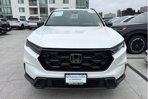 Platinum White Pearl 2025 Honda CR-V Hybrid Sport
