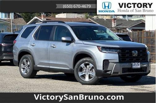 Solar Silver Metallic 2026 Honda Pilot EX-L