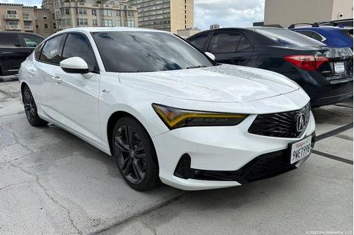 Platinum White Pearl 2025 Acura Integra A-Spec