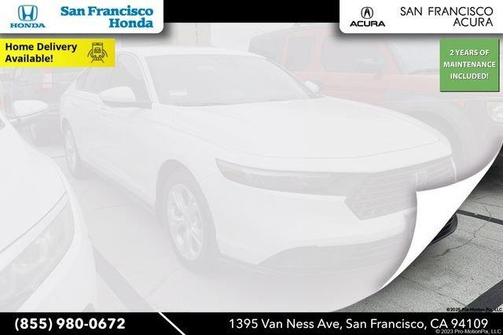 Platinum White Pearl 2025 Honda Accord LX