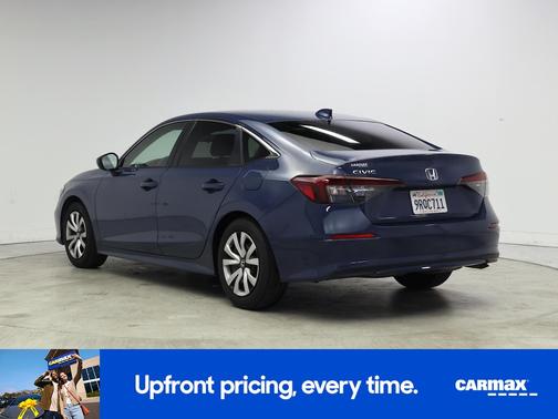 Blue 2025 Honda Civic LX