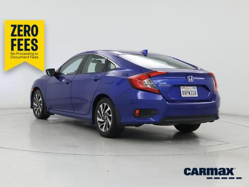 Blue 2018 Honda Civic EX