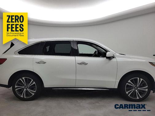 White 2020 Acura MDX Technology