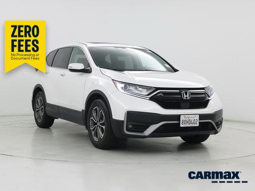 White 2021 Honda CR-V EX