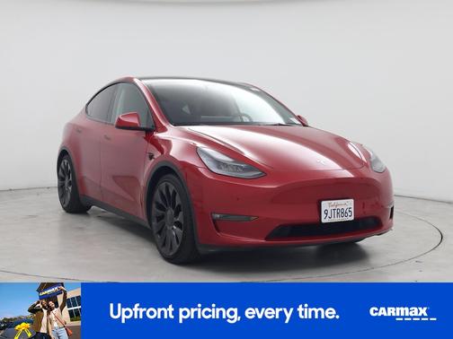 Red 2023 Tesla Model Y Performance