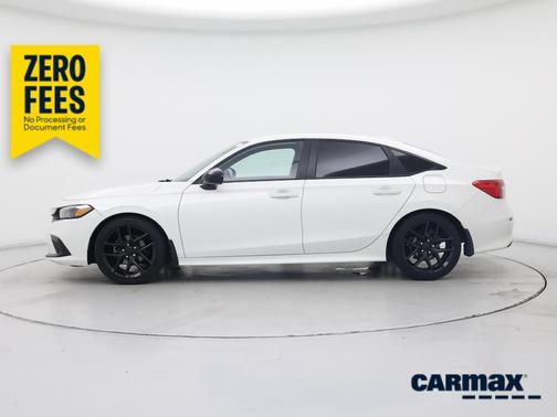 White 2022 Honda Civic Sport