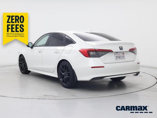White 2022 Honda Civic Sport