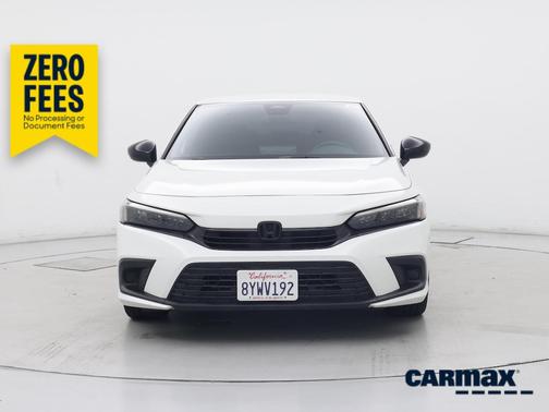 White 2022 Honda Civic Sport