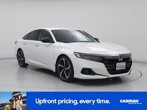 White 2022 Honda Accord Sport