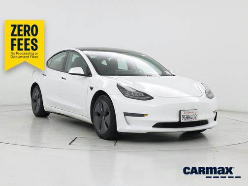 White 2021 Tesla Model 3 Standard Range Plus