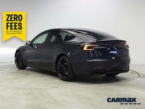 Black 2025 Tesla Model 3 Performance