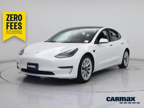 White 2022 Tesla Model 3