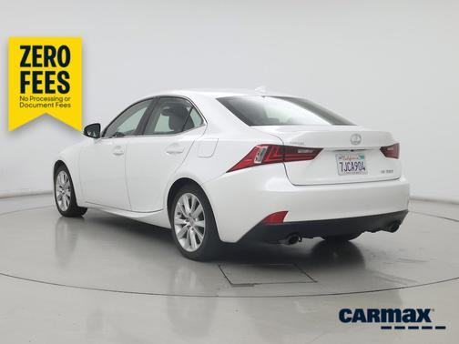 White 2015 Lexus IS 250