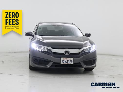 Gray 2017 Honda Civic EX