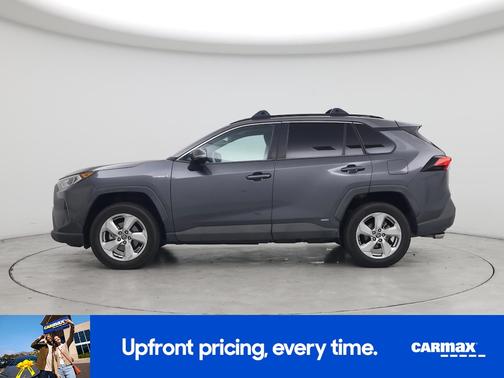 Gray 2021 Toyota RAV4 Hybrid XLE Premium