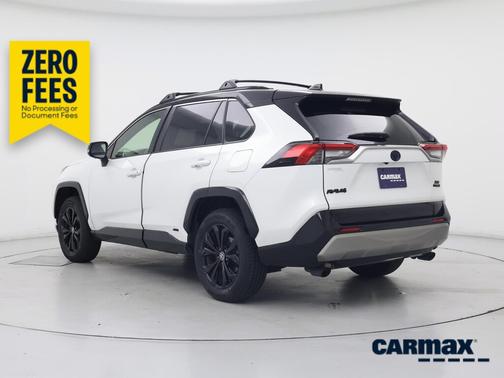 White 2023 Toyota RAV4 Hybrid XSE