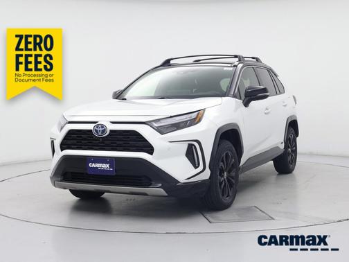 White 2023 Toyota RAV4 Hybrid XSE