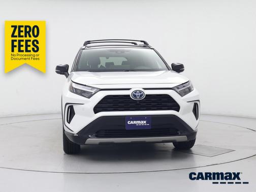 White 2023 Toyota RAV4 Hybrid XSE