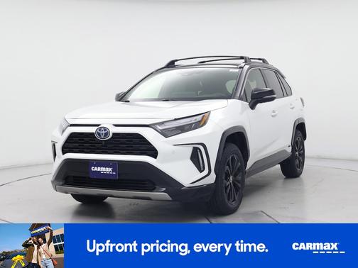 White 2023 Toyota RAV4 Hybrid XSE