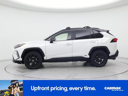 White 2023 Toyota RAV4 Hybrid XSE