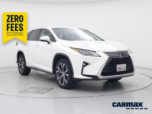 White 2018 Lexus RX 450h L Luxury