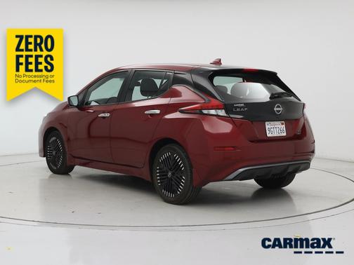 Red 2023 Nissan Leaf SV Plus