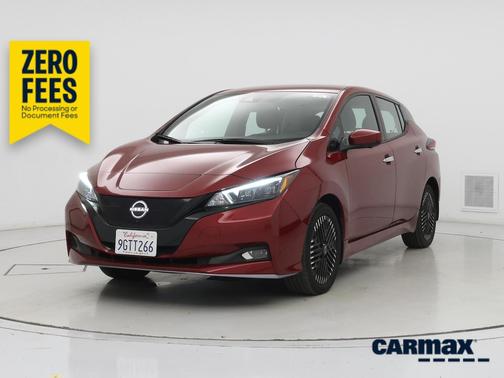 Red 2023 Nissan Leaf SV Plus