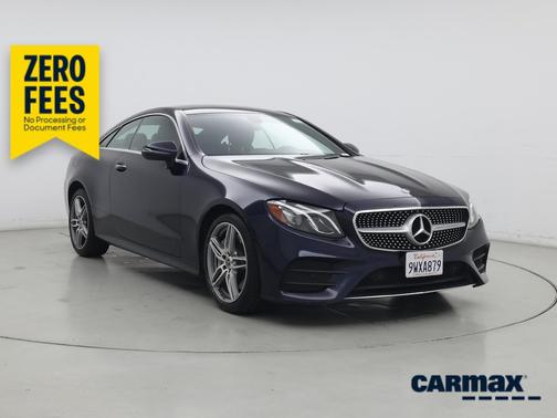 Blue 2018 Mercedes-Benz E-Class