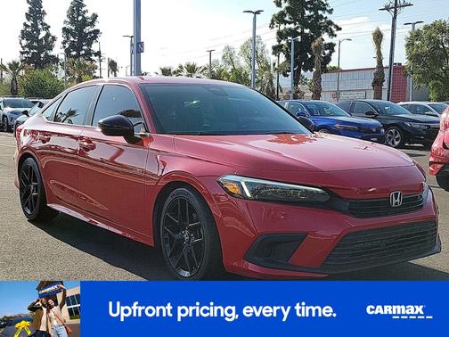 Red 2022 Honda Civic Sport