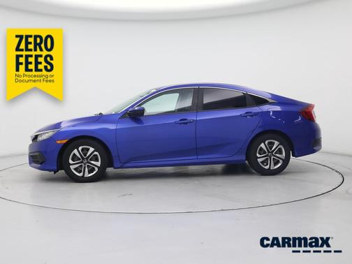 Blue 2018 Honda Civic LX