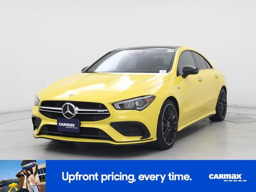 Yellow 2021 Mercedes-Benz AMG CLA 35