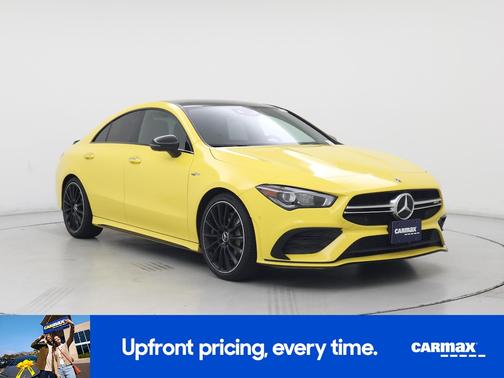 Yellow 2021 Mercedes-Benz AMG CLA 35