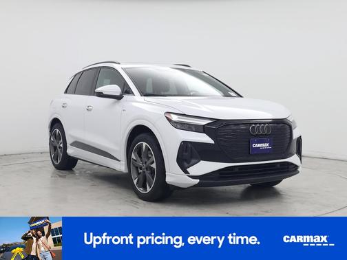 White 2024 Audi Q4 e-tron Premium Plus