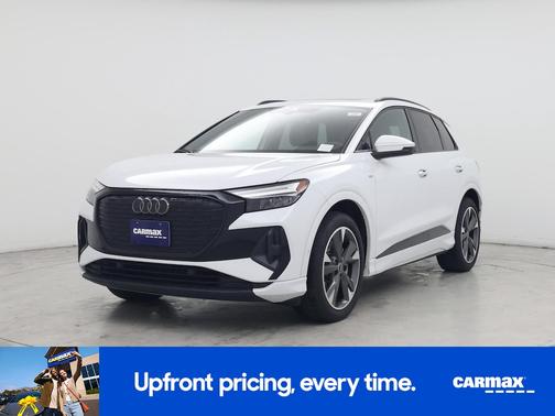 White 2024 Audi Q4 e-tron Premium Plus