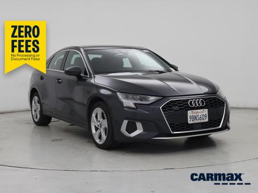 Gray 2022 Audi A3 Premium