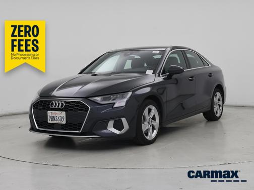 Gray 2022 Audi A3 Premium