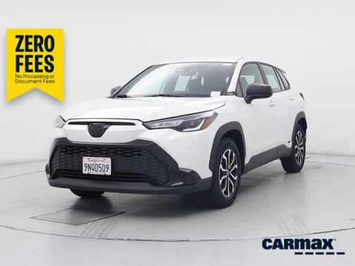White 2024 Toyota Corolla Cross Hybrid S