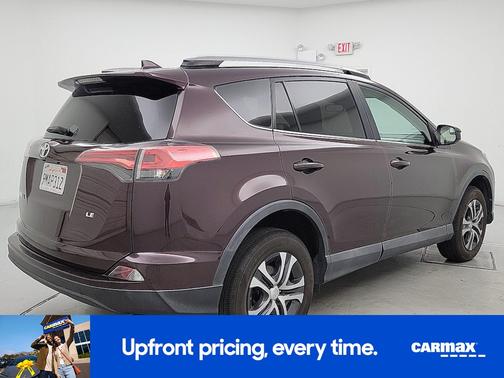 Burgundy 2017 Toyota RAV4 LE