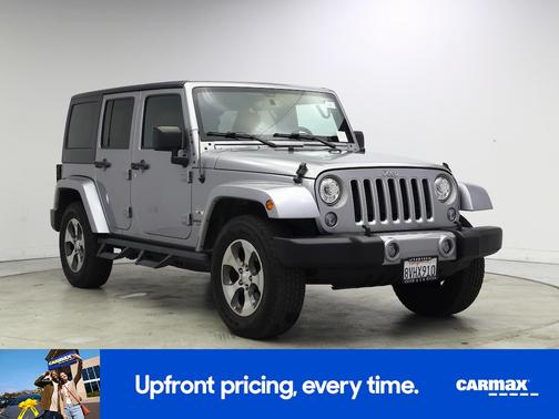 Silver 2017 Jeep Wrangler Unlimited Sahara