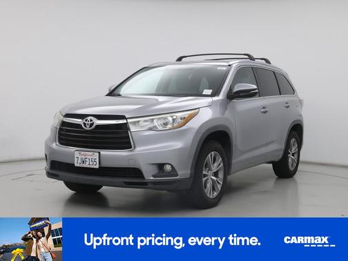 Silver 2015 Toyota Highlander XLE