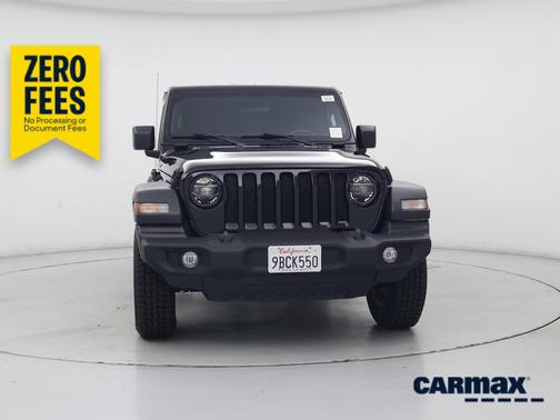 Black 2022 Jeep Wrangler Unlimited Sport S