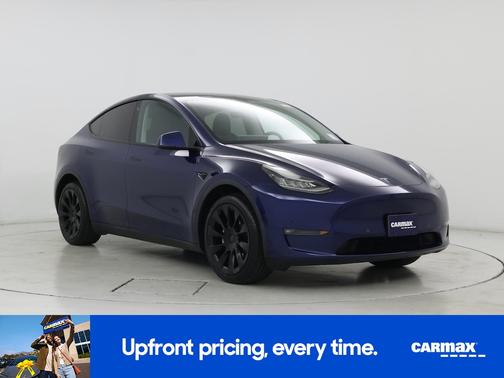 Blue 2021 Tesla Model Y Long Range