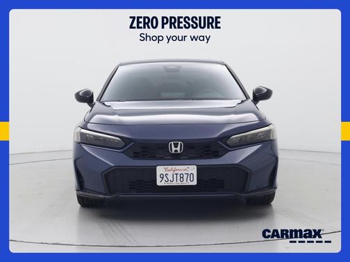 Blue 2025 Honda Civic Hybrid Sport