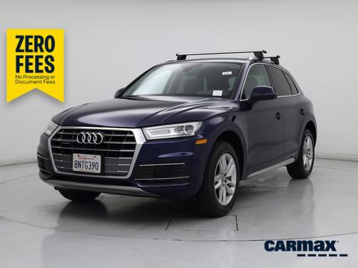 Blue 2020 Audi Q5 Premium