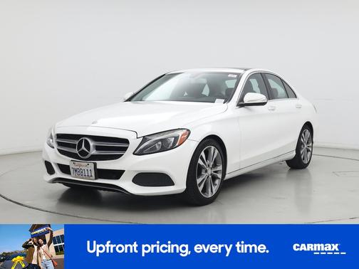 White 2015 Mercedes-Benz C-Class
