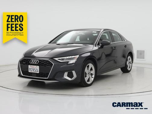 Gray 2022 Audi A3 Premium Plus