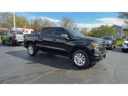 Black 2023 Chevrolet Silverado 1500 Custom