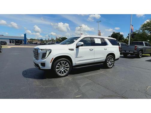 Summit White 2025 GMC Yukon Denali