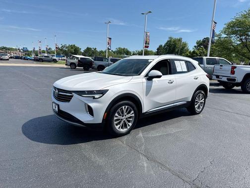 White Frost Tricoat 2023 Buick Envision Preferred AWD